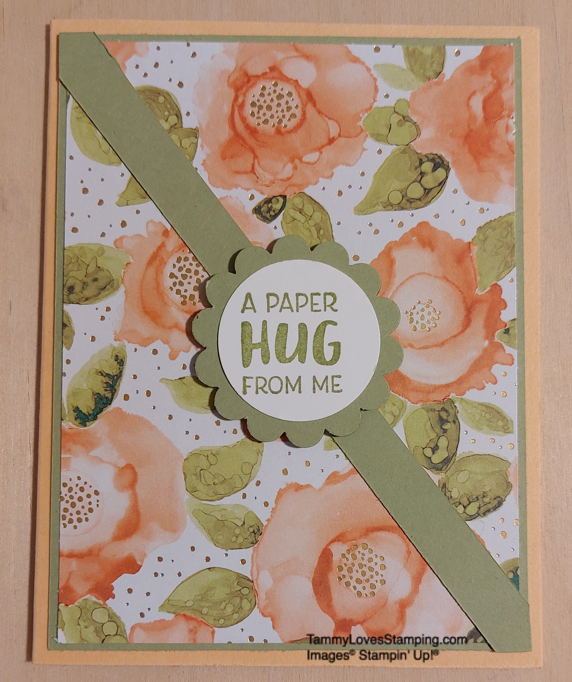 A Paper Hug From Me Tammy Loves Stamping