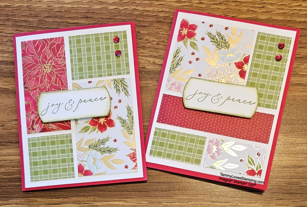 2 Easy Card Layouts Using Dsp Scraps Tammy Loves Stamping